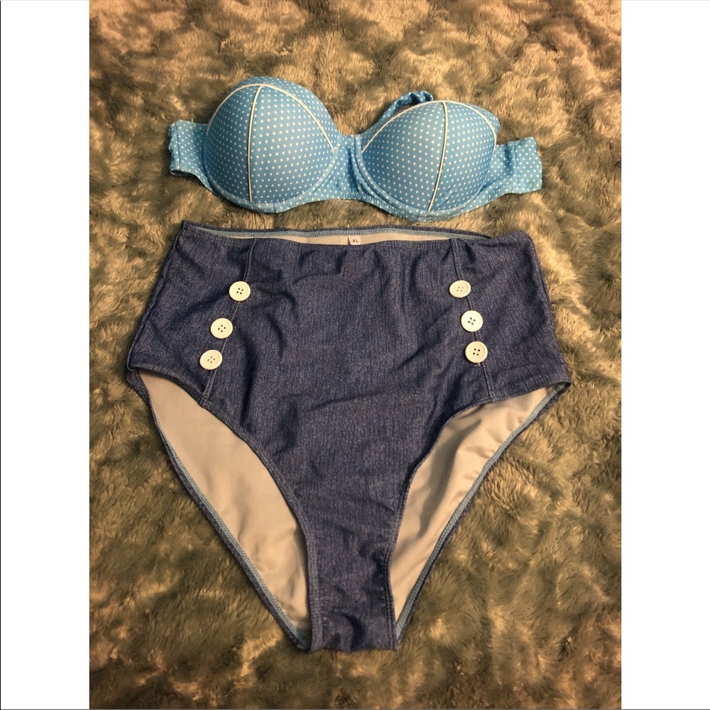 High waisted bikini